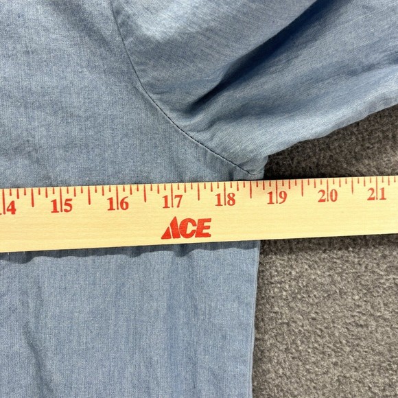 Hayden LA Denim Tunic Top Dress Size S Blue Boho Festival Tapestry Tassel fringe - Picture 6 of 11